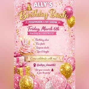 Allys Birthday Bash Share Show